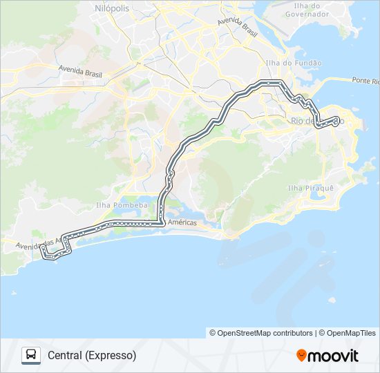 315 bus Line Map