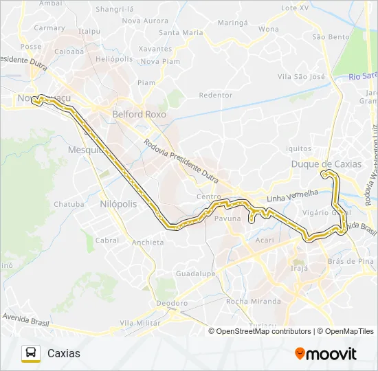 131I Bus Line Map