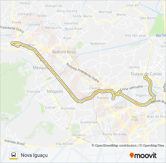 131I Bus Line Map