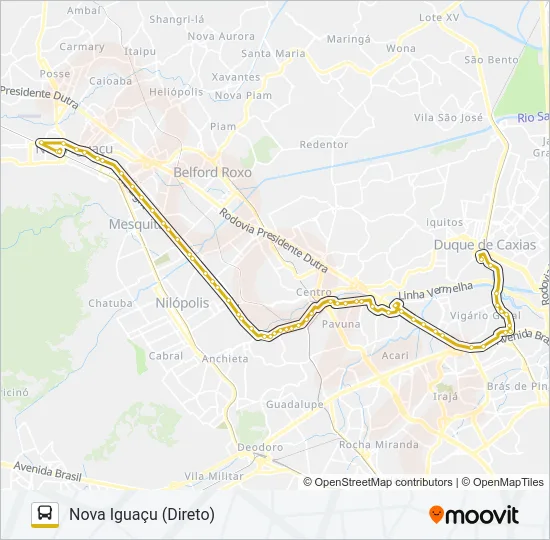 131I Bus Line Map