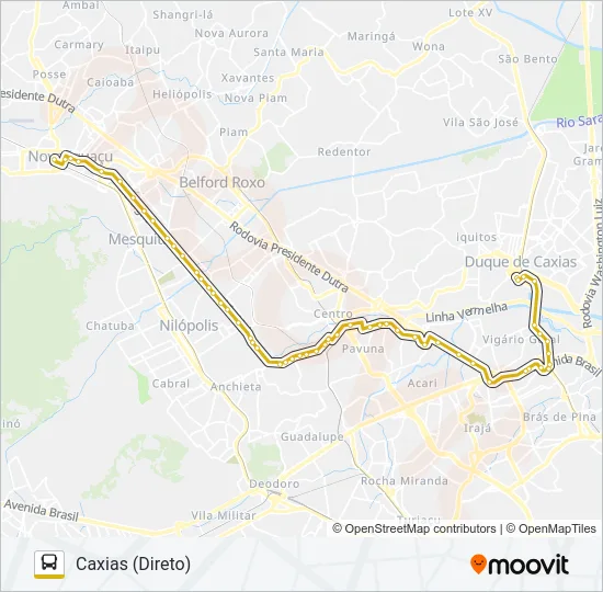 131I Bus Line Map