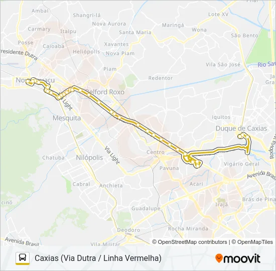 137I Bus Line Map