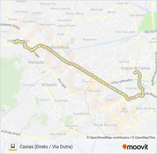 137I bus Line Map