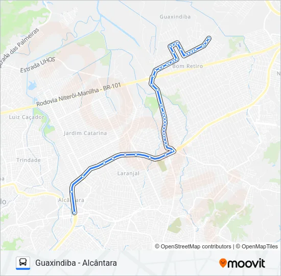 07A Bus Line Map