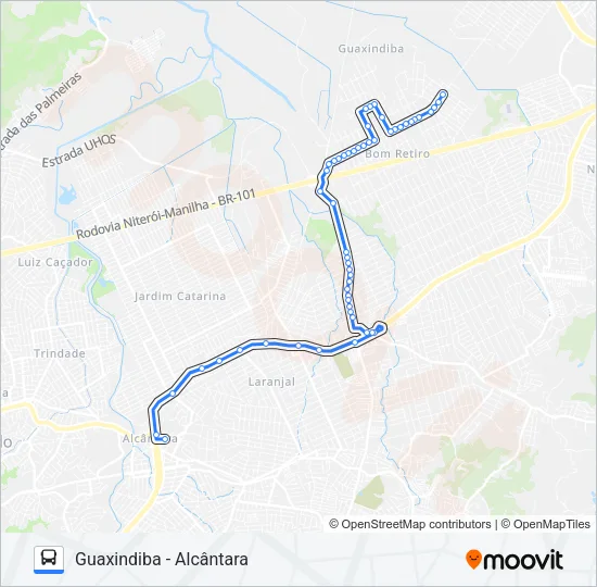 07A Bus Line Map