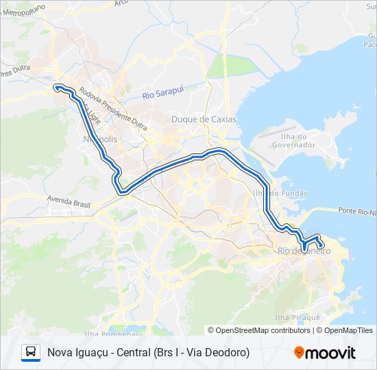 133 bus Line Map