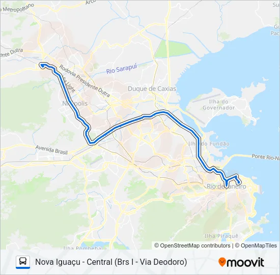 133 Bus Line Map