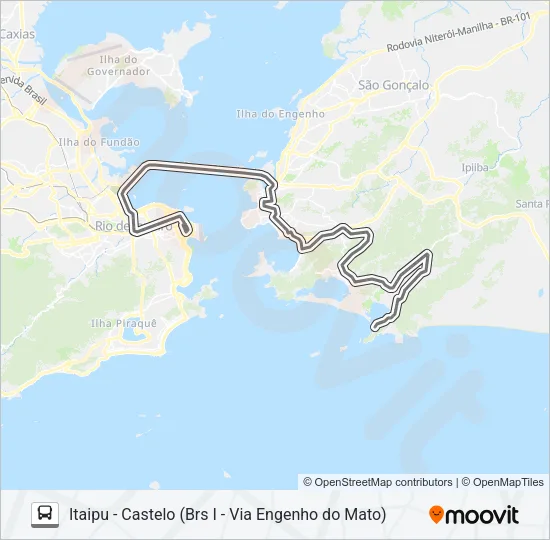 1910D (EXECUTIVO) Bus Line Map
