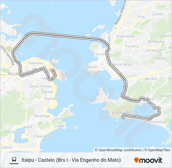 1910D (EXECUTIVO) Bus Line Map