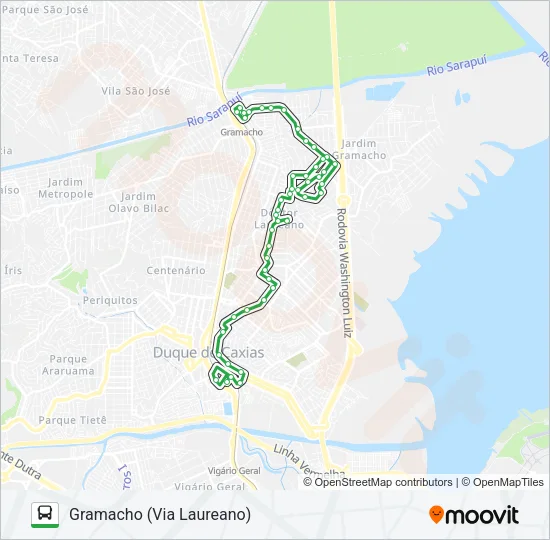 14 Bus Line Map