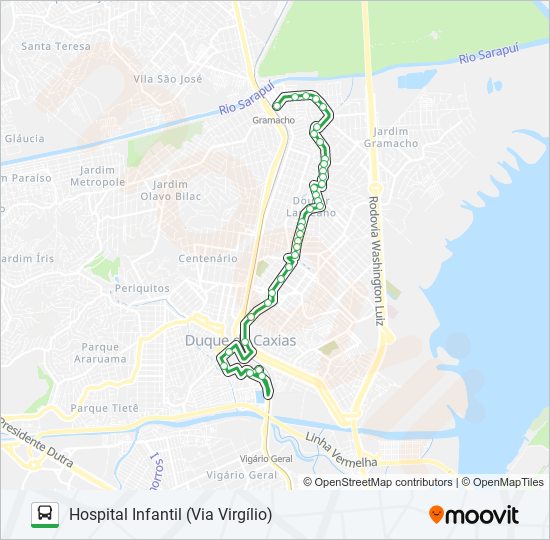 14 bus Line Map