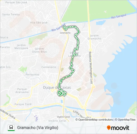 14 Bus Line Map