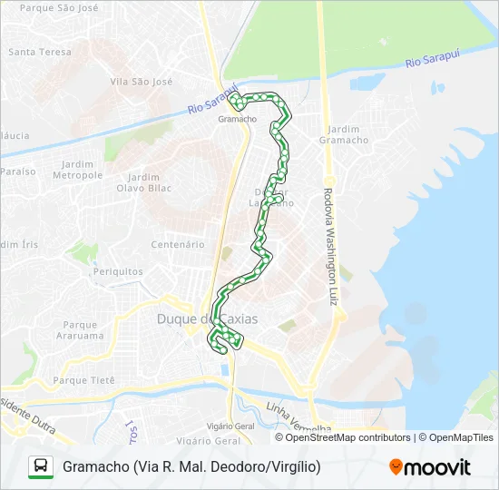 14 Bus Line Map