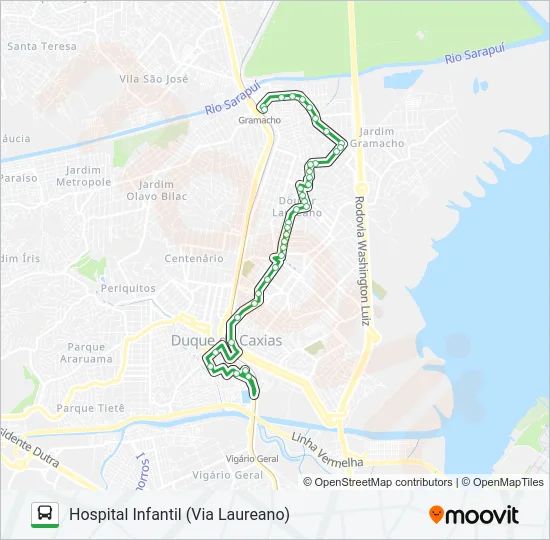 14 Bus Line Map