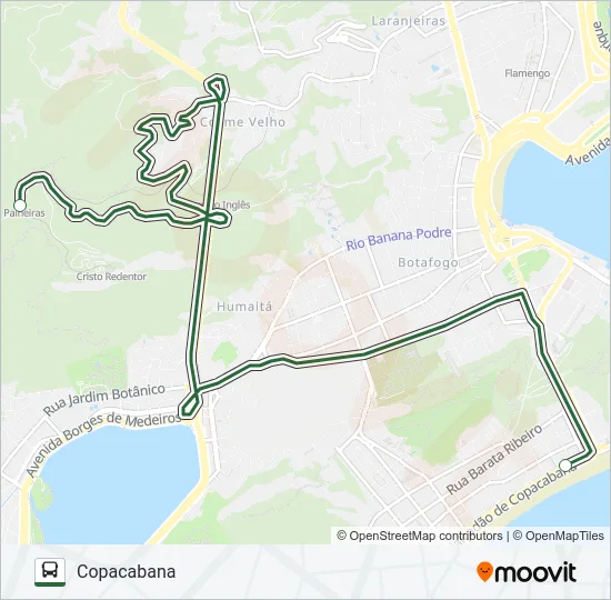 VAN OFICIAL Bus Line Map