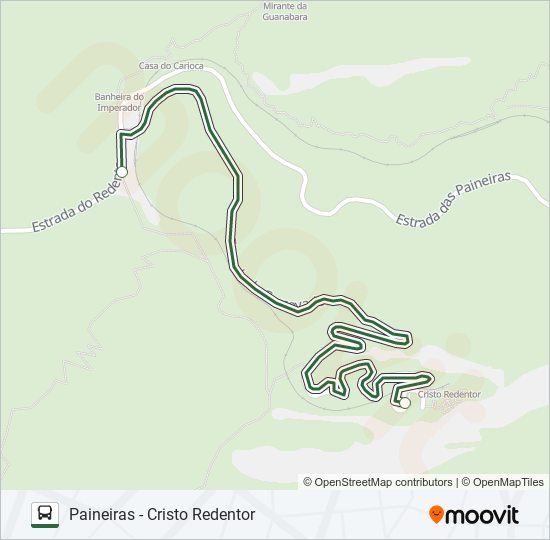 VAN OFICIAL bus Line Map