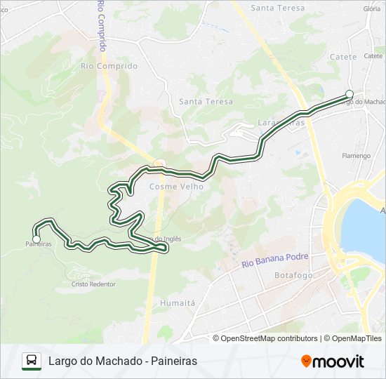 VAN OFICIAL bus Line Map