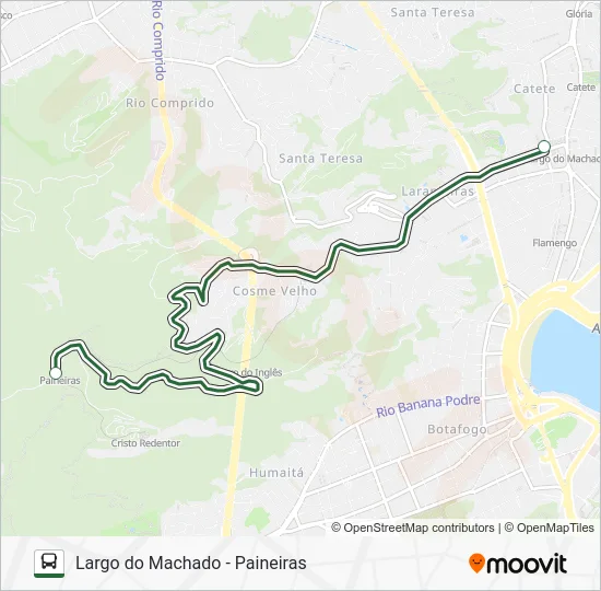 VAN OFICIAL Bus Line Map