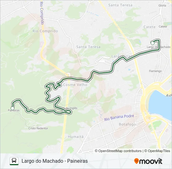 VAN OFICIAL Bus Line Map