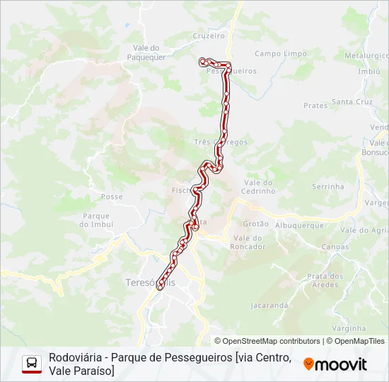 97B Bus Line Map