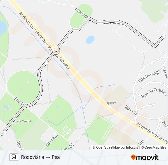 CIRCULAR UFRRJ bus Line Map