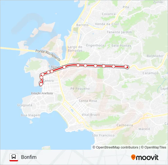 21 Bus Line Map