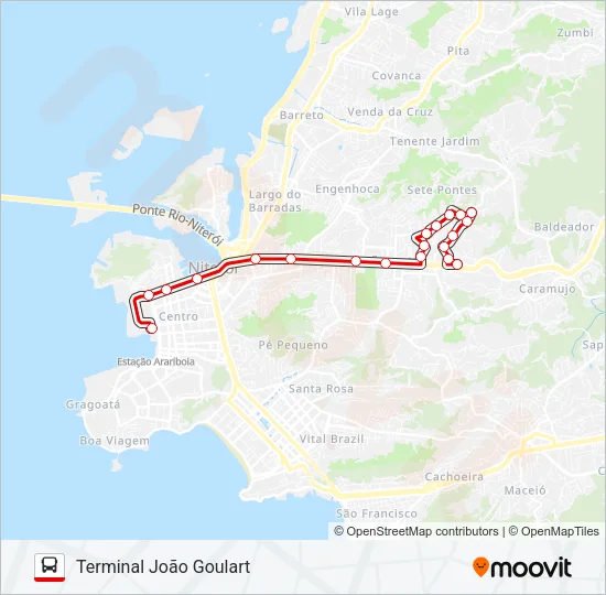 21 Bus Line Map