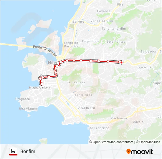 22 Bus Line Map