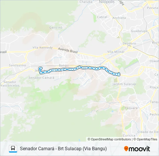 803SP Bus Line Map