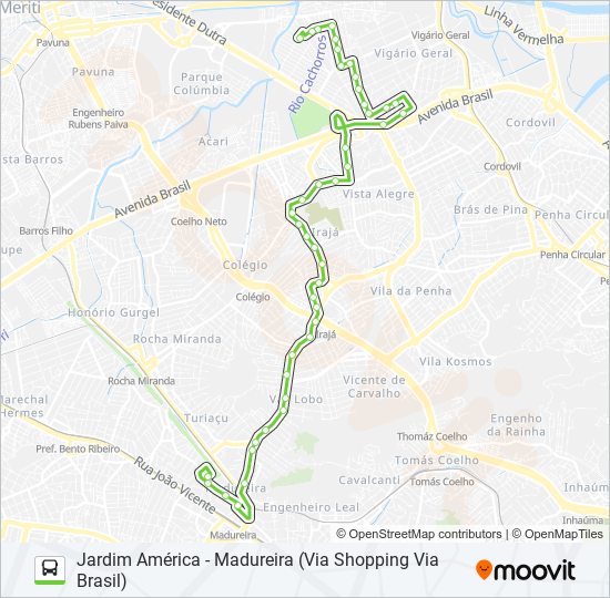 774sv Route: Schedules, Stops & Maps - Madureira (Updated)