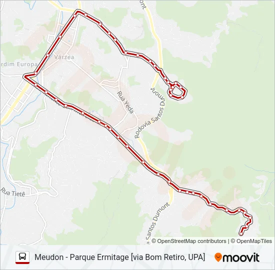 07A Bus Line Map