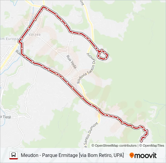 07A Bus Line Map