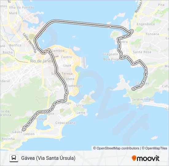 755D Bus Line Map