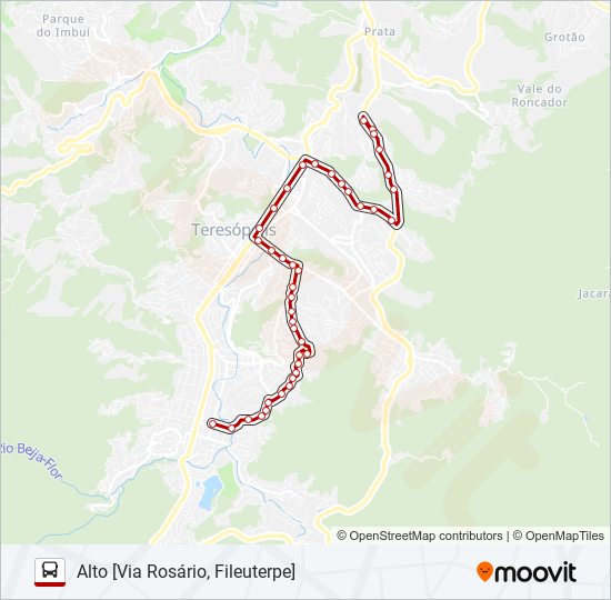 11A bus Line Map