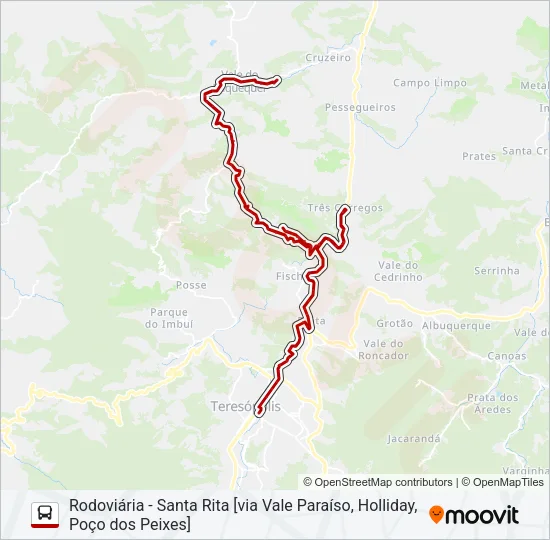 33C Bus Line Map
