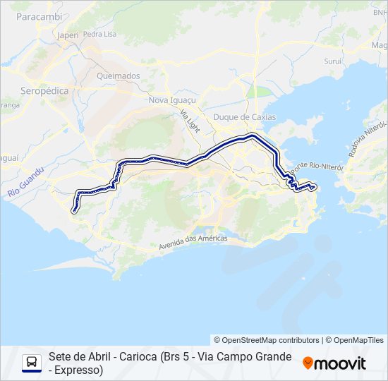 2307 bus Line Map