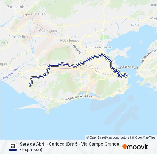 2307 Bus Line Map