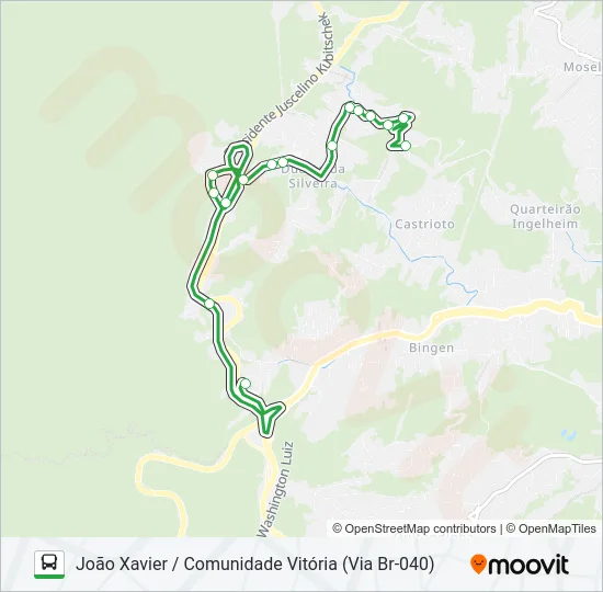 117 Bus Line Map