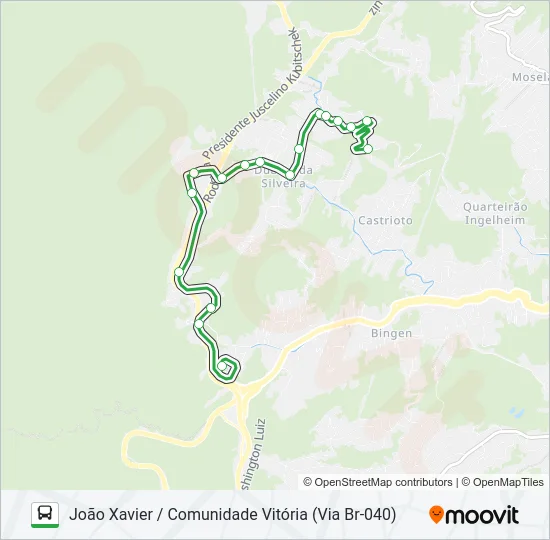 117 Bus Line Map