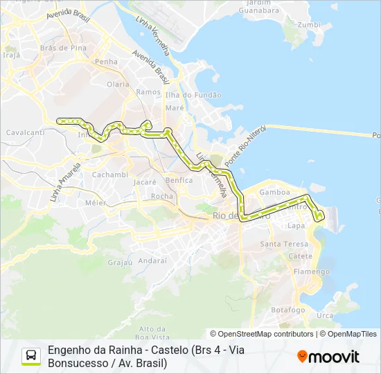 292 Bus Line Map