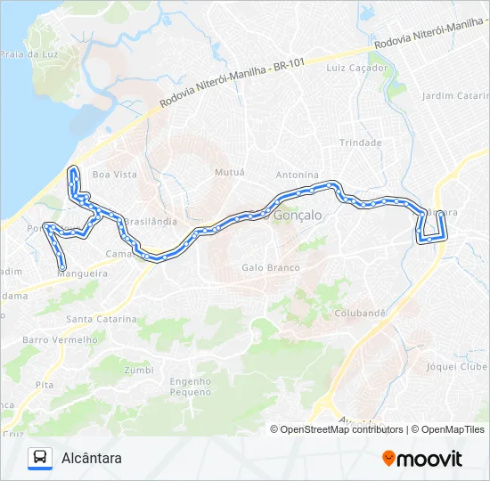 20 Bus Line Map