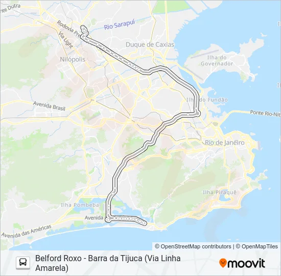 400 Bus Line Map