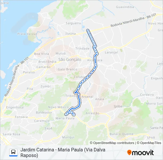 17C Bus Line Map
