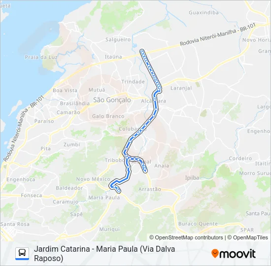 17C Bus Line Map