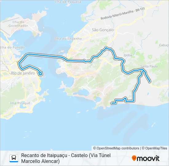 4146D (EXECUTIVO) Bus Line Map