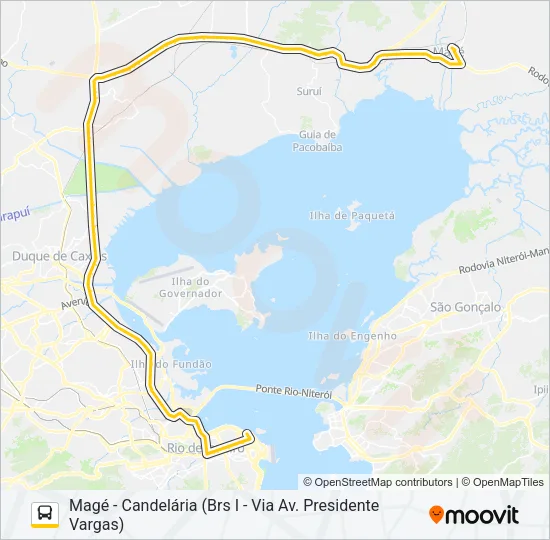 127C Bus Line Map