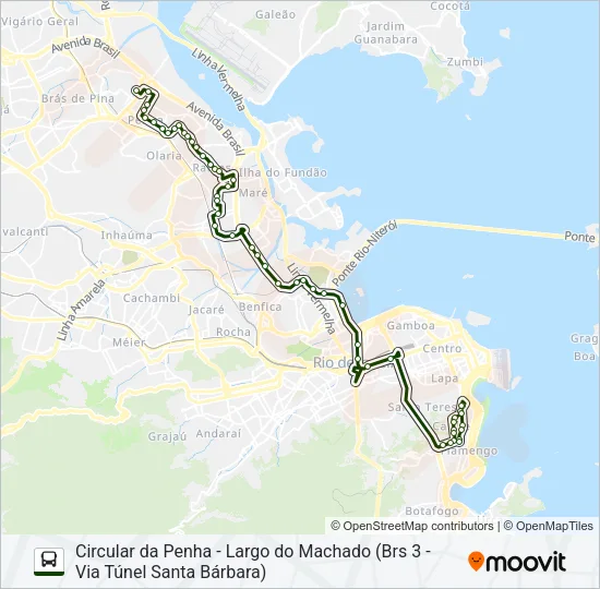 498 Bus Line Map