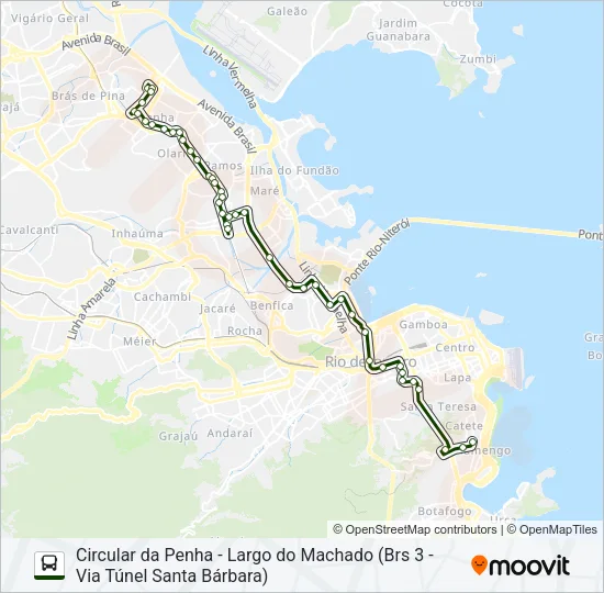 498 Bus Line Map