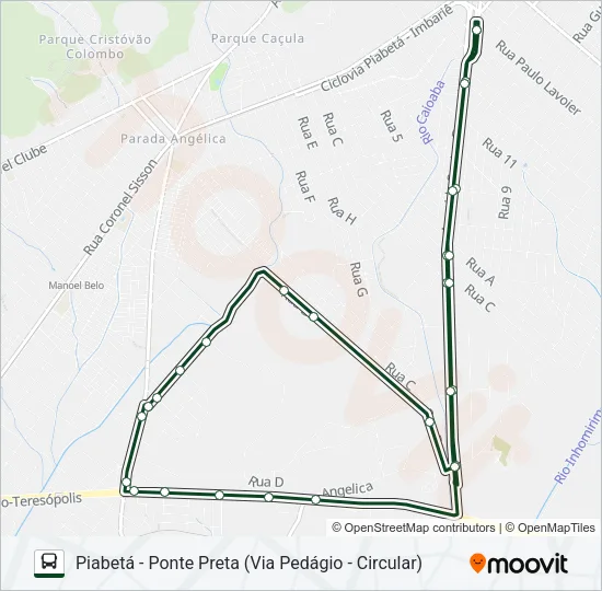 1015 Bus Line Map