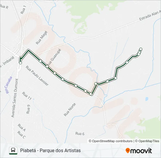 1017 Bus Line Map